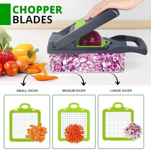 Frekia16 9-Blade Vegetable Chopper Dicer