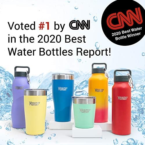 Healthy Human Set of 3 BPA Free Reusable Metal Drinking Stainless