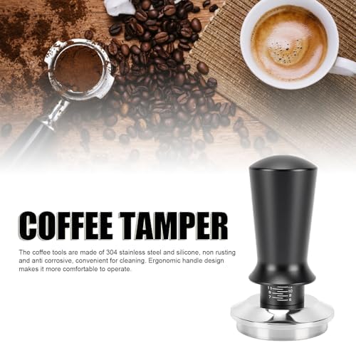Dpofirs Coffee Tamper and Distributor Set, 51mm Calibratable Tamper
