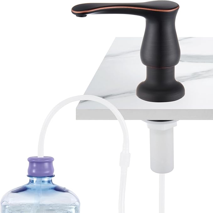 GAGALIFE Kitchen Sink Soap Dispenser Oil Rubbed Bronze, Under Sink Soap by GAGALIFE