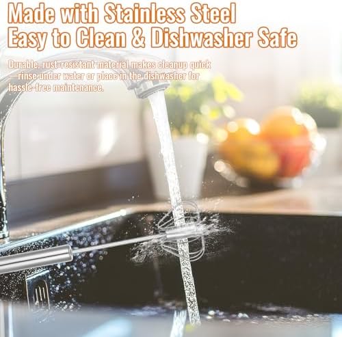 Semi Automatic Whisk, Stainless Steel Whisk, Egg Beater, Hand Push