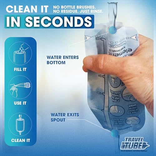 Travel Tube Refillable Condiment Squeeze Bottles - Leak Proof Salad
