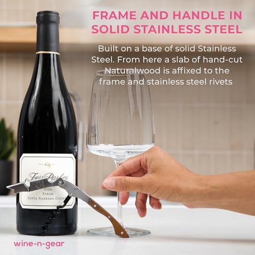 Pocket Prestige Waiters Corkscrew By Coutale Sommelier - Naturalwood