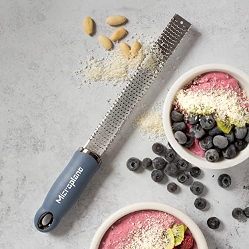 Microplane Premium Zester Grater in Denim Blue | Lemon Zester tool