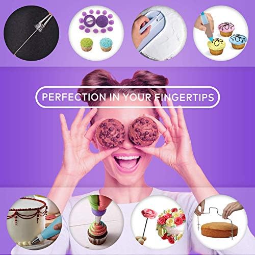 Boyun 138 Cake Decorating Kit, Baking Supplies Tools for Beginners &