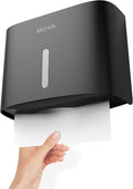 Paper Towel Dispenser, Large Capacity Wall Mount Tissue Dispensers by BEZADI