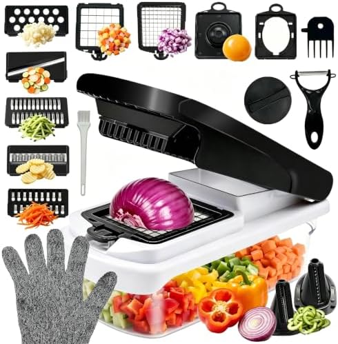 17-in-1 Vegetable Chopper and Mandoline Slicer