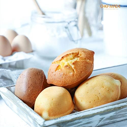 CHEFMADE Muffin Cake pan, 12-Cavity Non-Stick Lemon-Shaped Bakeware