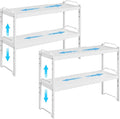 4 Pack Kitchen Cabinet Shelves Organizers, Kitchen Counter Storage Shelf Spice by X-cosrack