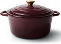 Vintage Style 6 Quart Dutch Oven Pot with Lid, Non Stick Enameled Cast