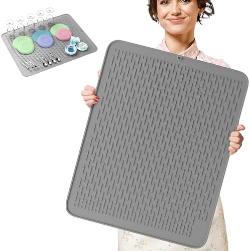 Monster Mat Extra Large Silicone Dish Drying Mat (30"x24") – Heavy
