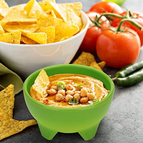 ZEAYEA 18 Pcs Salsa Bowls for Party, 4.5" Diameter Plastic Dipping