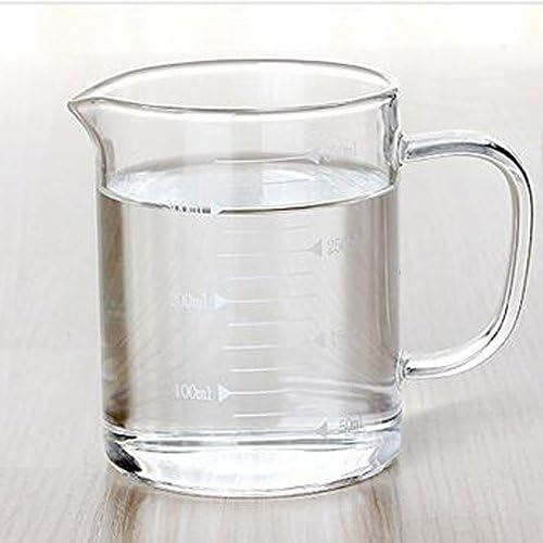 Borosilicate Glass Measuring Cup 350 mL with Spout and Handle Clear