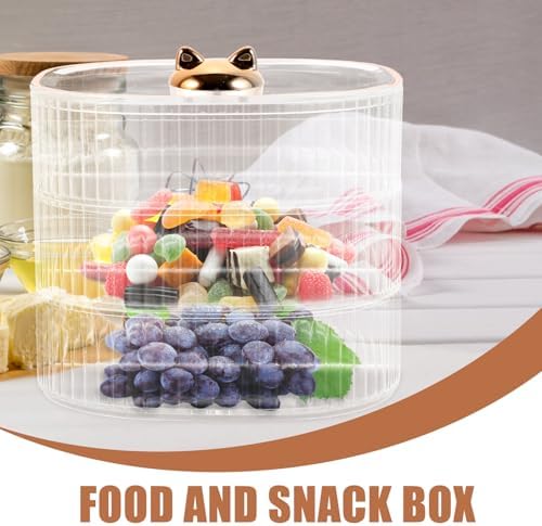 Multi-layer Candy Box Snack Storage Organizer with Compartments