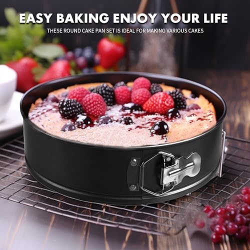 Springform Cake Pan Set, Non-stick 6pcs(7 8 8.5 9.5 10 11Inch)