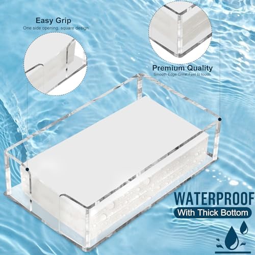 Fengzhe Clear Acrylic Guest Towel Holder, Bathroom