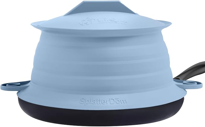 L.I.Q Silicone Splatter Guard – Fits 10 and 12 Inch Pots – Microwave Safe and by LIQInc