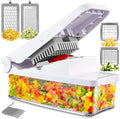 Geedel Vegetable Chopper with Container, 4-in-1