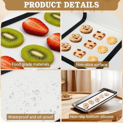 Silicone Mats for Harvest Right Freeze Dryer Trays, Medium, 5-Piece