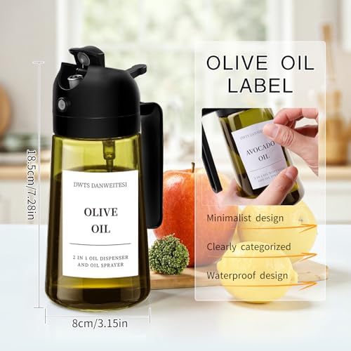 DWTS DANWEITESI Oil Sprayer, 2pcs, 16oz