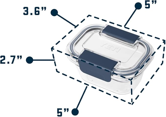YETI Plastic Food Storage Container, BPA Free, Locking & Airtight Lid, and - Image 2