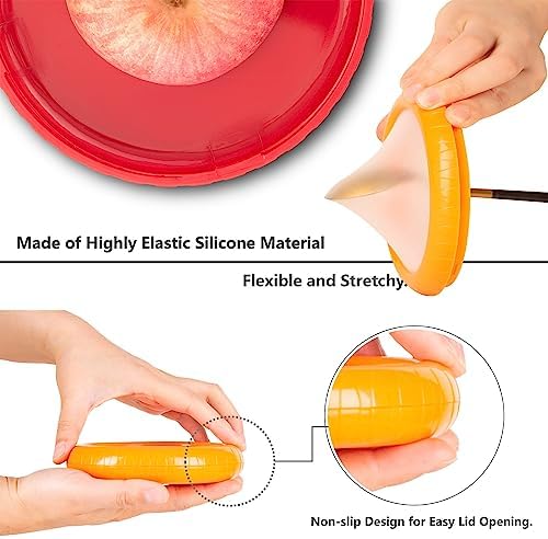 SOOPLEU Avocado & Onion Storage Holder, 4Pcs