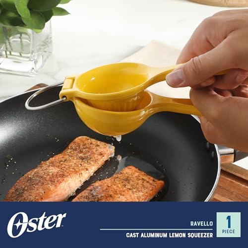 Oster Ravello Lemon and Lime Squeezer, Yellow Finish
