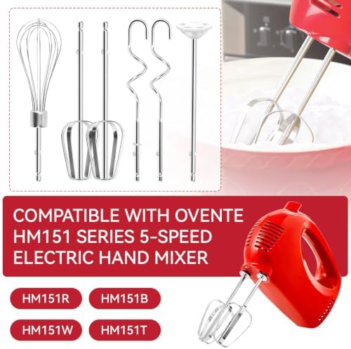 Hand Mixer Beater Attachments for OVENTE 5-Speed HM151 Series Hand