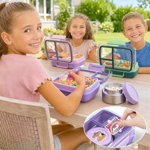 Bento Lunch Box with 9oz Stainless Steel Food Jar