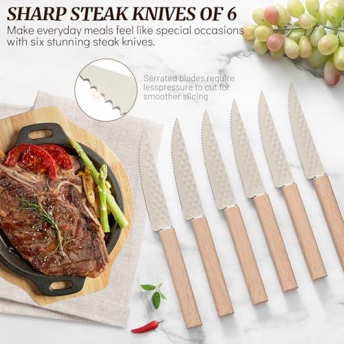 12-Piece Stainless Steel Knife Set with In-Drawer Block
