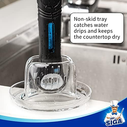 MR.SIGA Soap Dispensing Dish Brush Storage Set