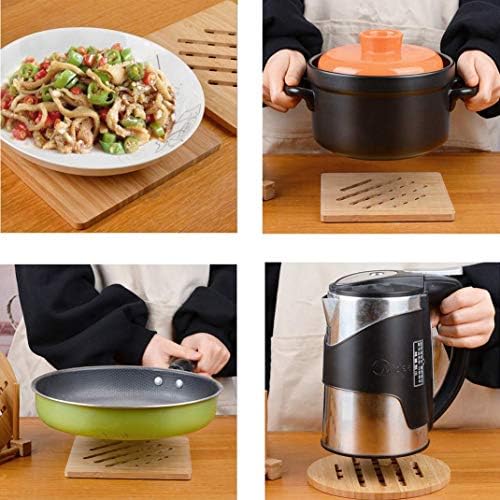 Bamboo Trivet Kitchen Bamboo Hot Pads Trivet Natural Bamboo Trivet Mat