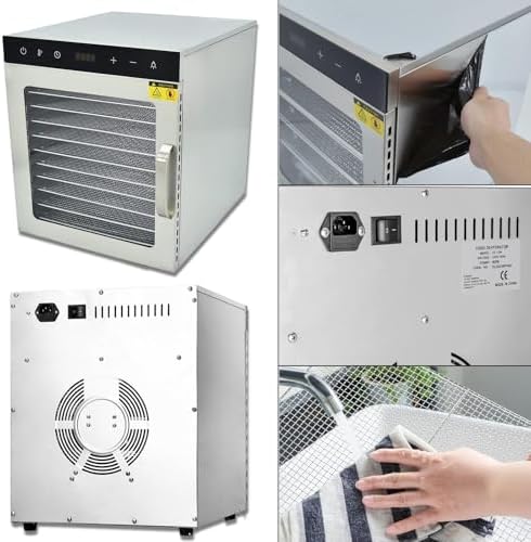 8/10-Tray Food Dehydrator, 800W