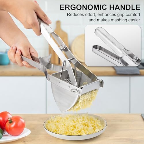 MyLifeUNIT Potato Ricer, Stainless Steel Potato Masher & Squeezer