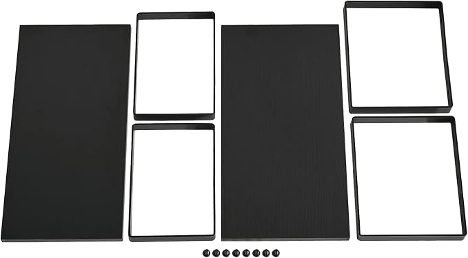 YMYNY Cabinet Shelf Organizer, Countertop Shelves Set of 2, Kitchen Spice Racks - Image 5