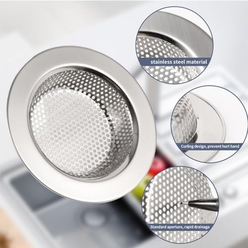 4 Pack Kitchen Sink Strainer Stainless Steel, Kitchen Sink Drain
