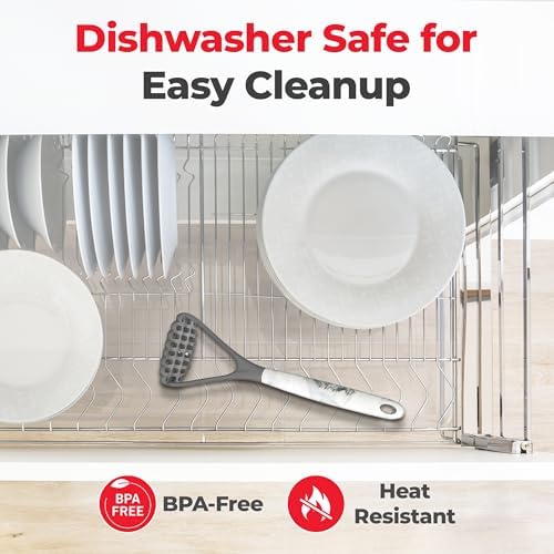 Better Houseware Nylon Potato Masher with Durable Silicone-Coated