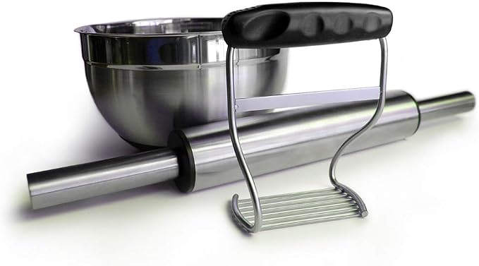 Perfect Pie Dough Blender & Pastry Cutter Tool – Heavy Duty Stainless Steel - Image 3