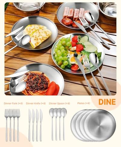 Gaialoop Camping Cooking Utensil Set