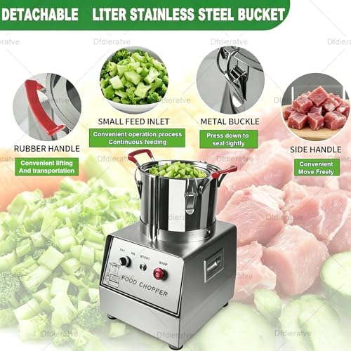 Large Commercial Food Processor, Electric Vegetable Chopper
