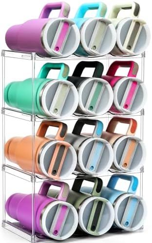 Water Bottle Organizer for Stanley 40OZ & Various Bottles, Tumblers