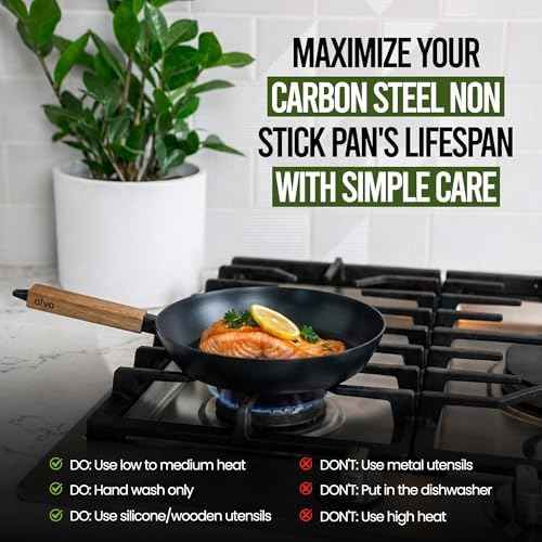 Alva Forest 8" & 11" Carbon Steel Frying Pan Set