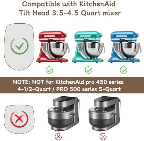 ANOTION Bamboo Sliding Tray for Kitchen Aid Mixer