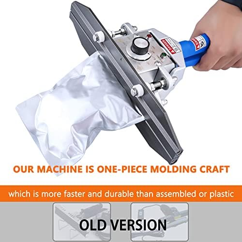 Mylar Bag Crimp Heat Sealer, Portable Hand Held