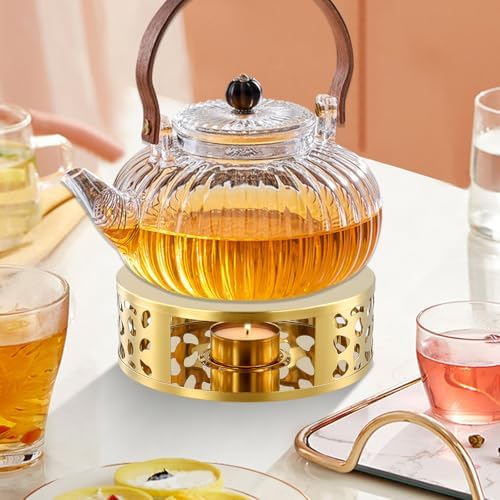 4 PCS Teapot Warmer, Stainless Steel Teapot Warmer, Metal Teapot