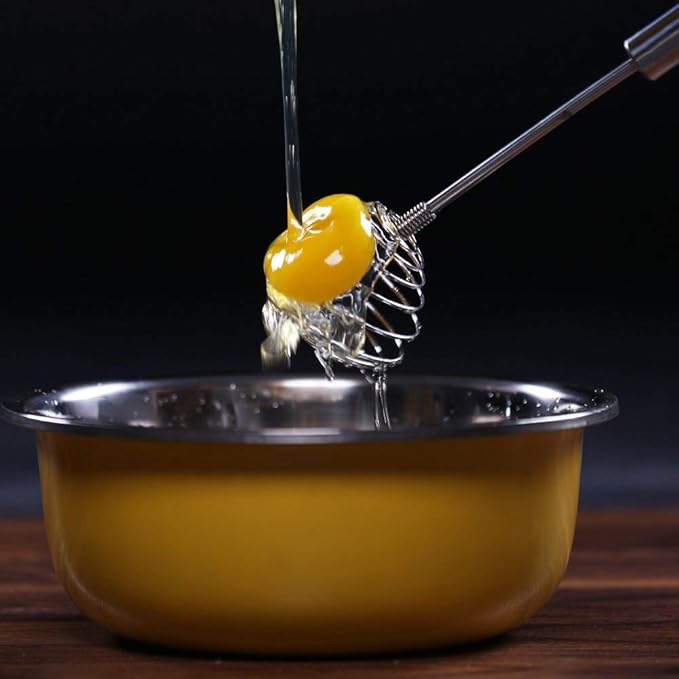 Whisk, Stainless Steel Spring Whisk, Balloon Whisk Egg Beater - Image 6