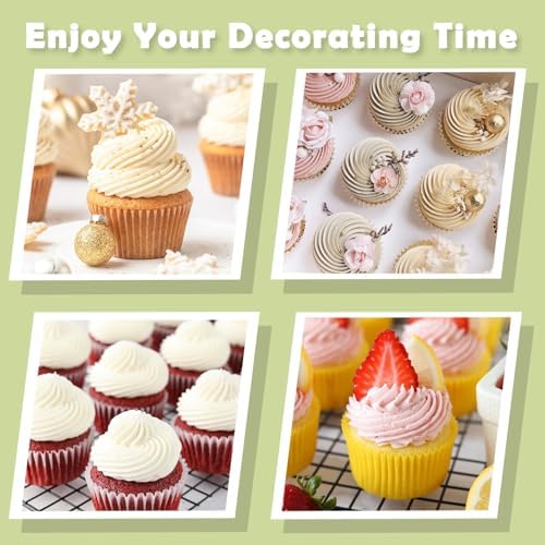 FANTEXY 9FT Large Piping Tips, 3 Pieces