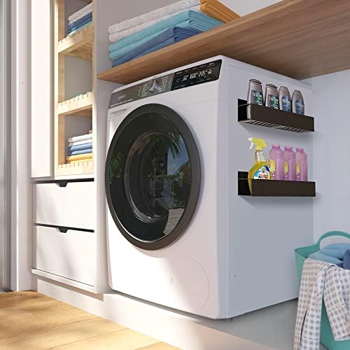 Hamilton Max 2-Pack Magnetic Shelves, Black Steel