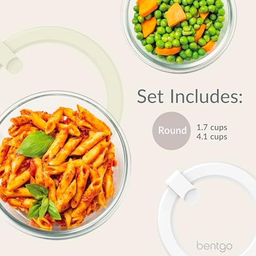 Bentgo Signature 4-Piece Glass Food Storage Container Set
