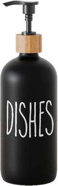 Glass Soap Dispenser for Kitchen Sink and Bathroom by Aeakey